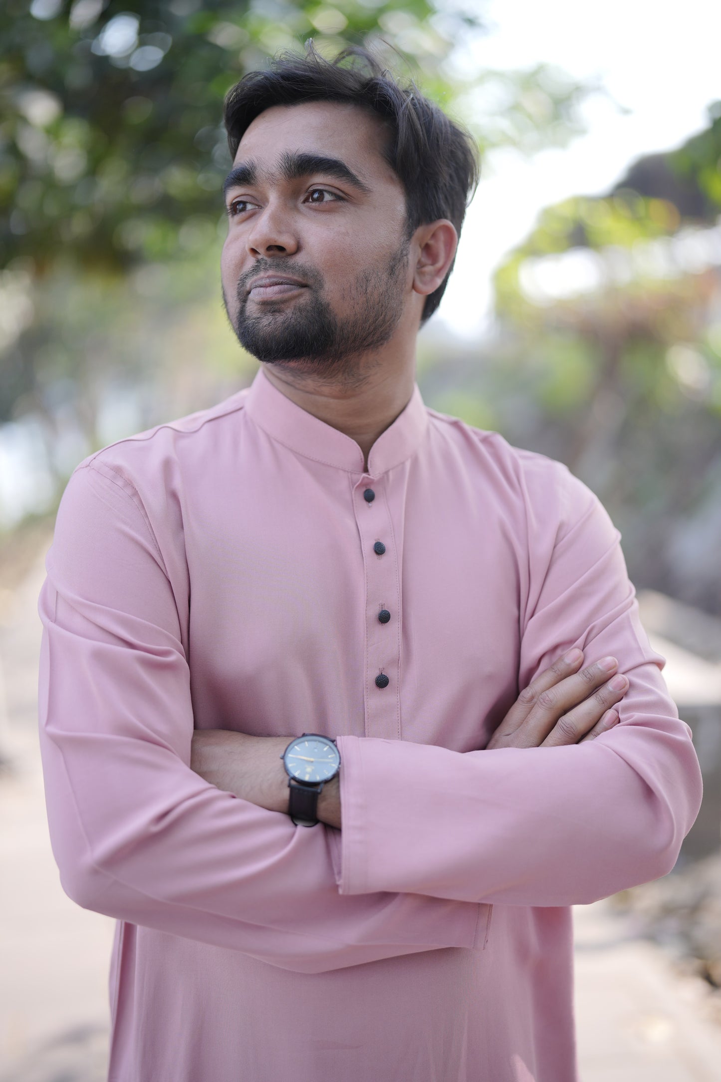 Pastel rose basic kurta