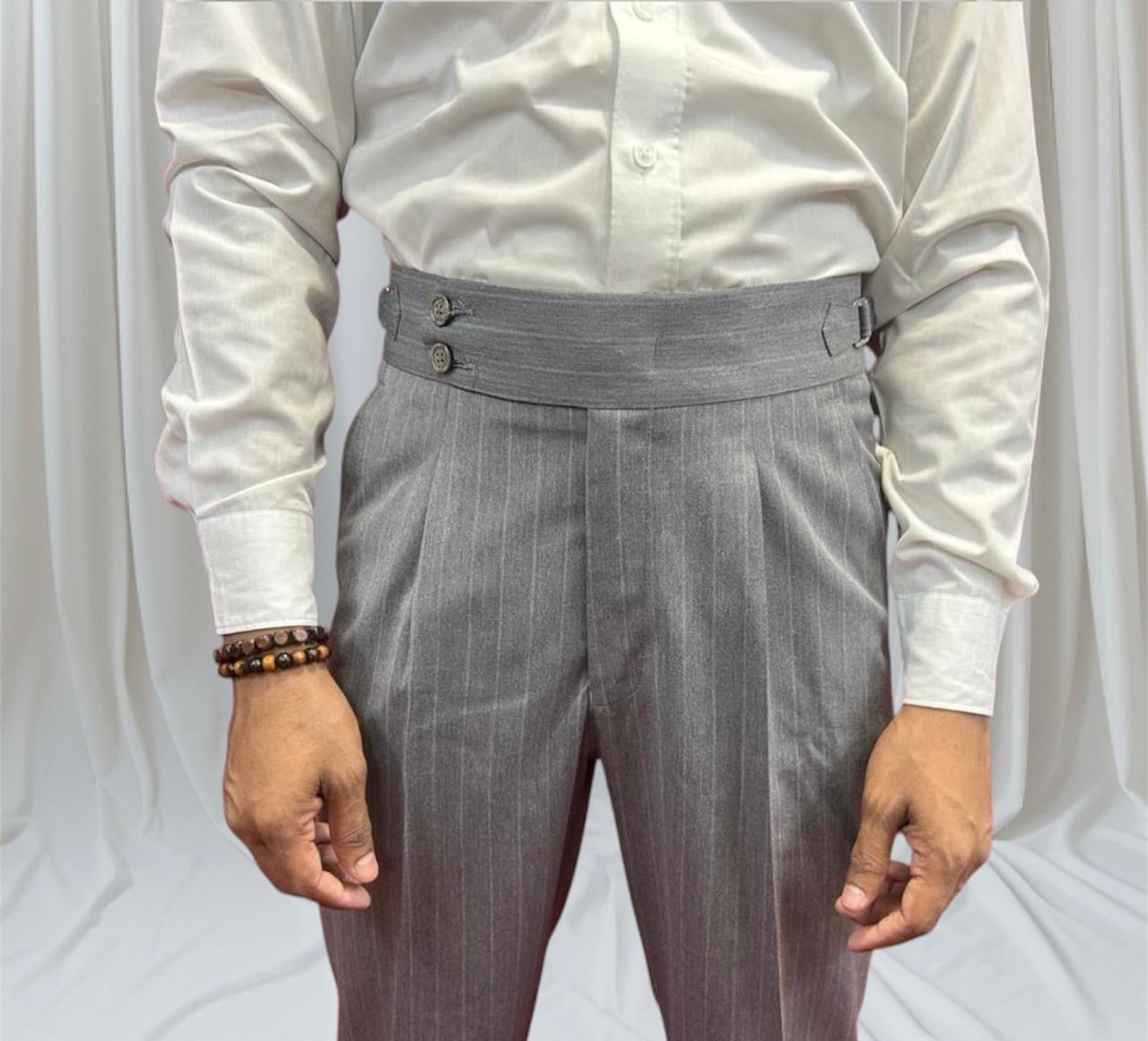 Ash strip formal trouser