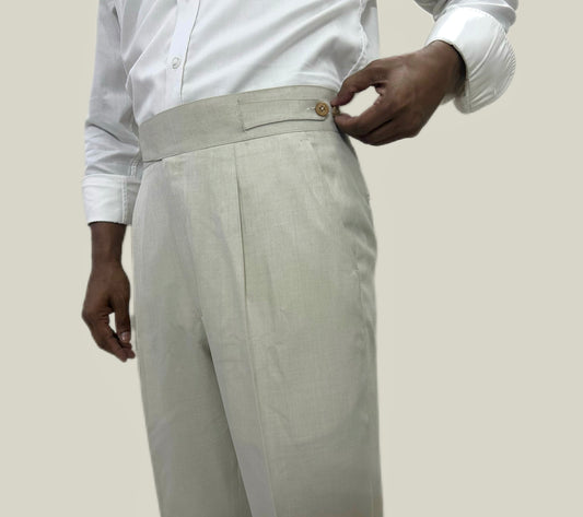 Ivory gurkha formal trouser