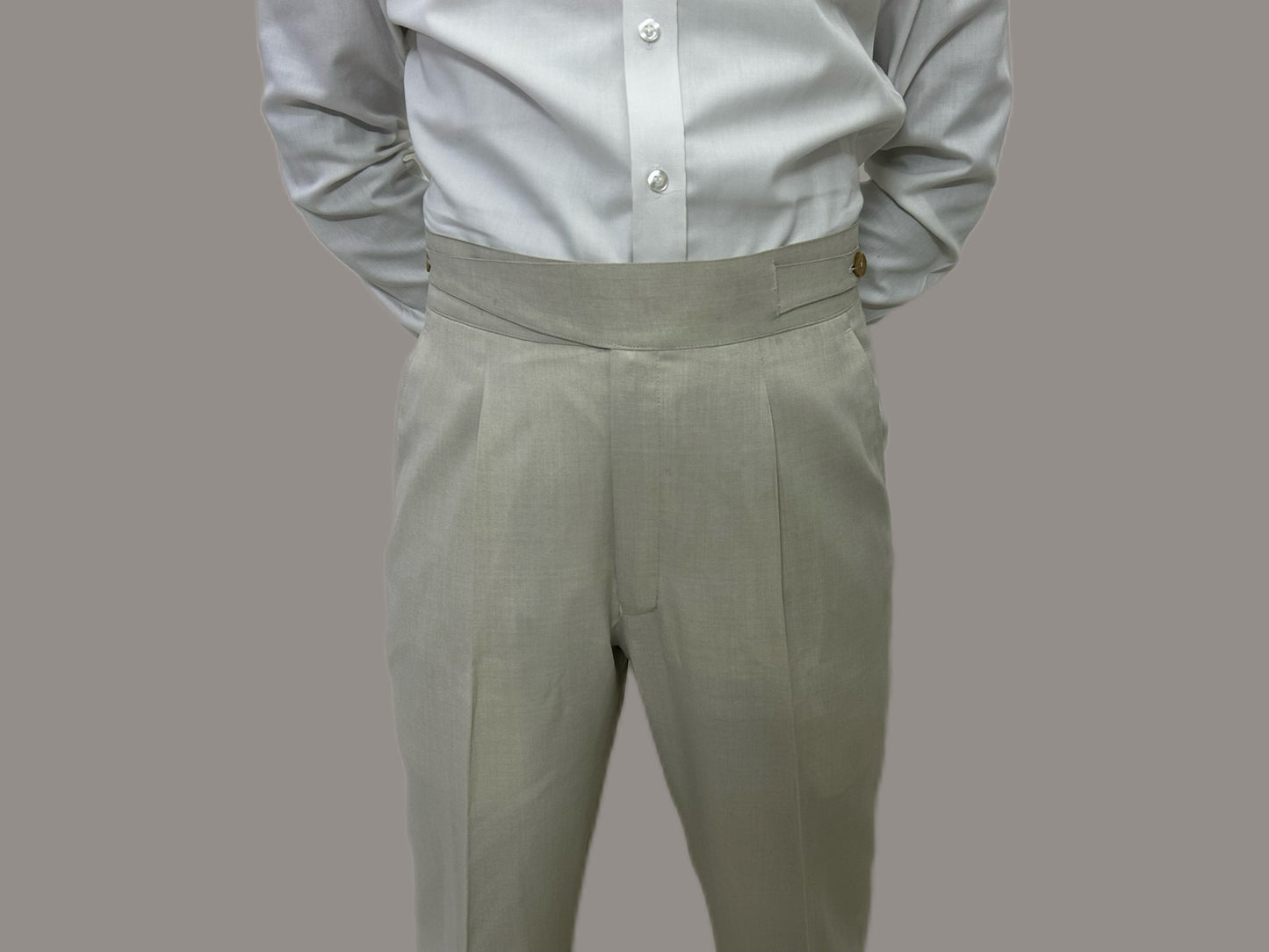 Ivory gurkha formal trouser