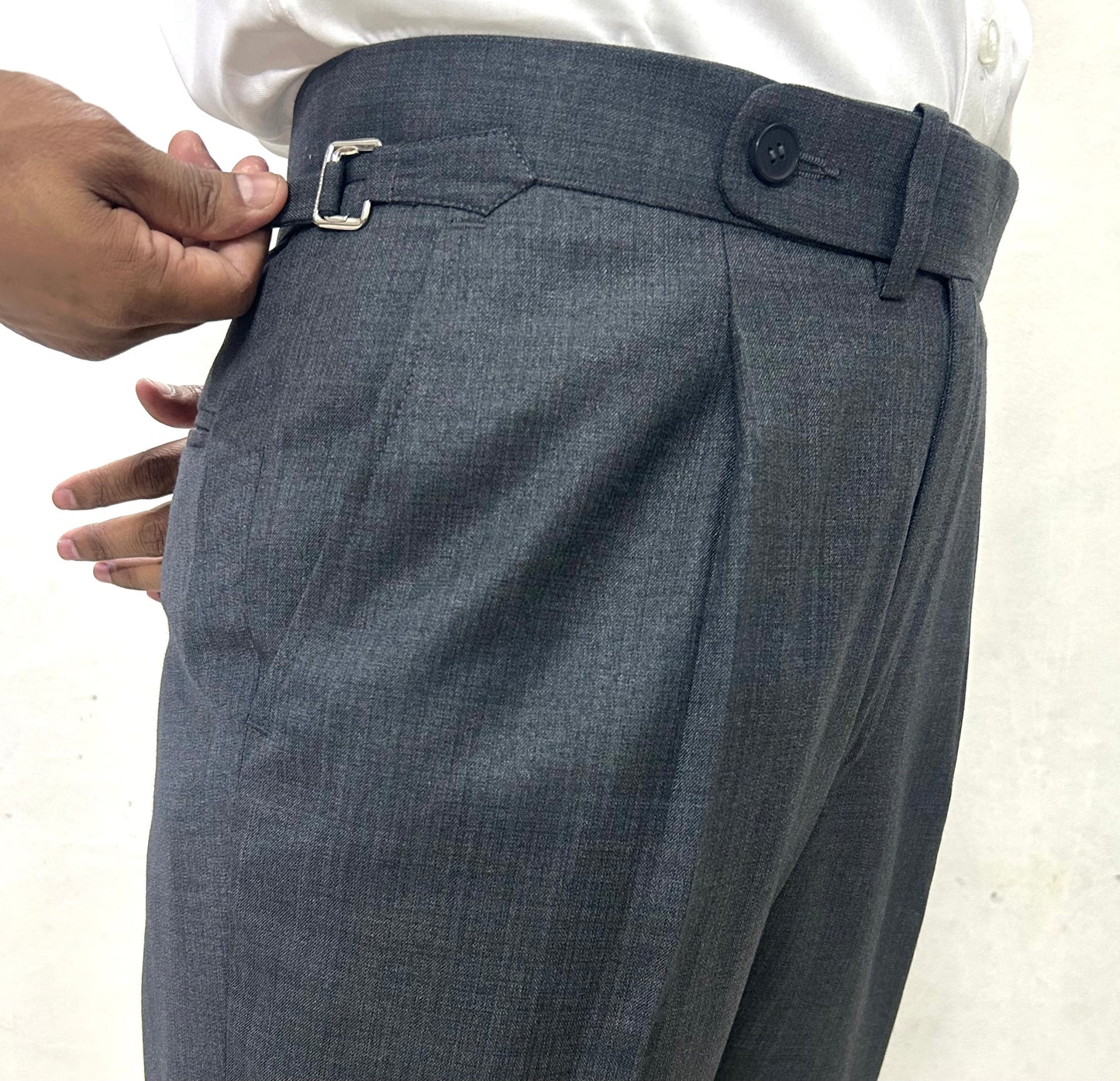 charcoal formal trouser