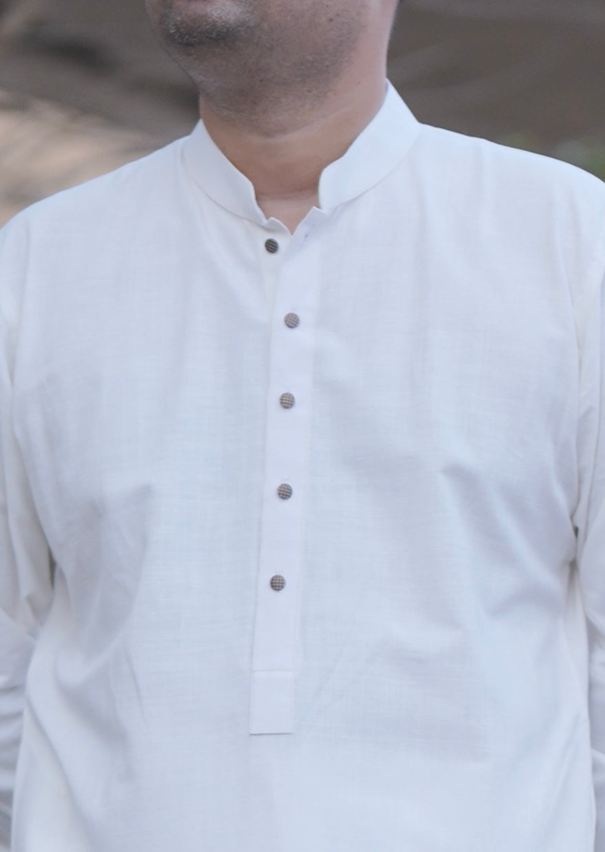 White single kurta