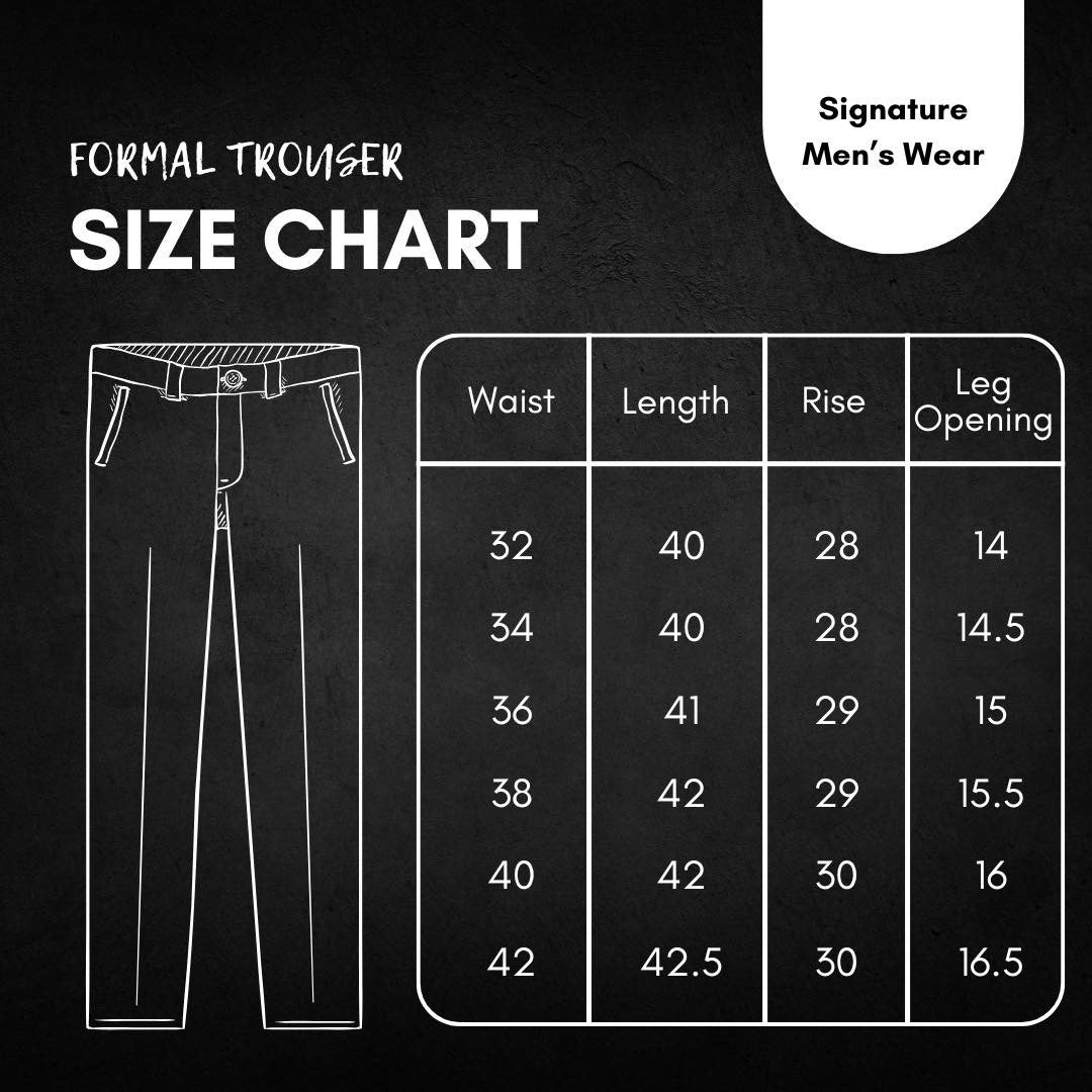 charcoal formal trouser